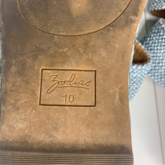 Zodiac Izzy Women’s Teal Blue Platform Sandals Size 10 - Picture 9 of 14